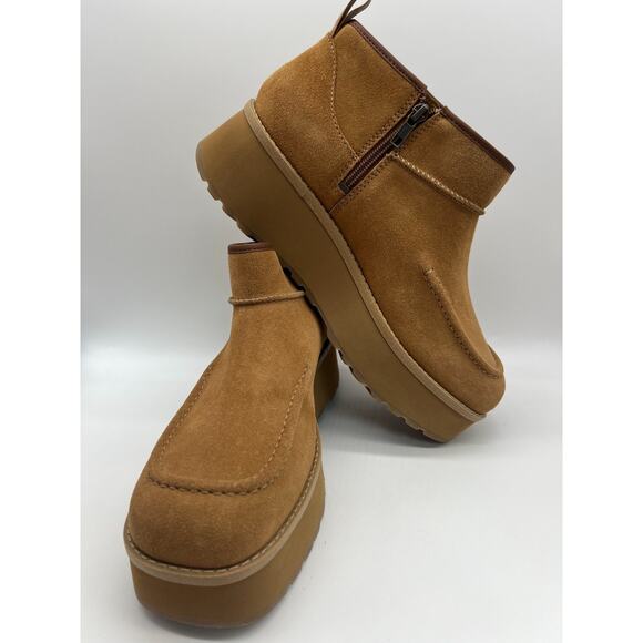 UGG Cityfunc Ultra Mini Boot Chestnut 1158193-CHE Women's Size 12 New - Picture 6 of 16